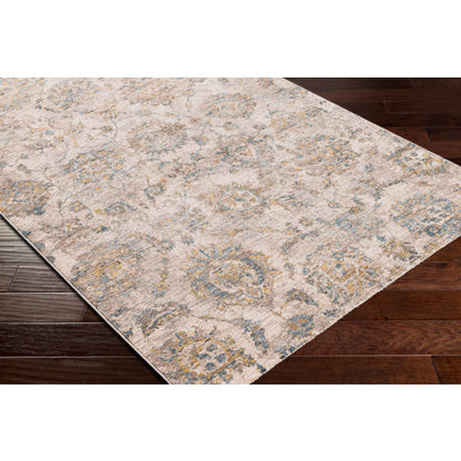 Surya Mirabel MBE-2316 Teal Traditional  Rug