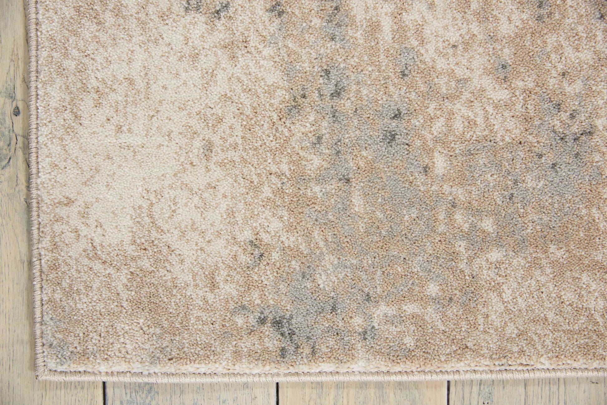 Nourison Home Maxell  Ivory Teal  Contemporary