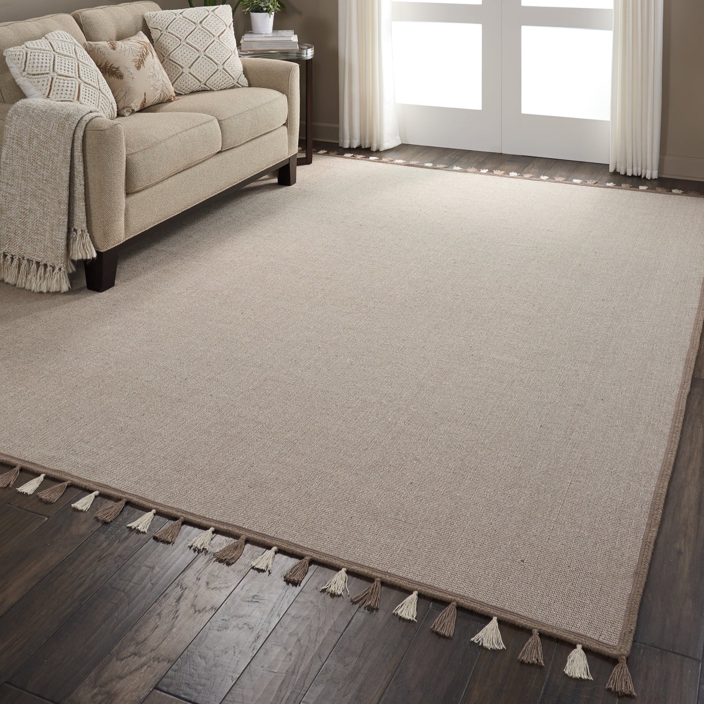 Nourison Home Otto  Taupe  Contemporary