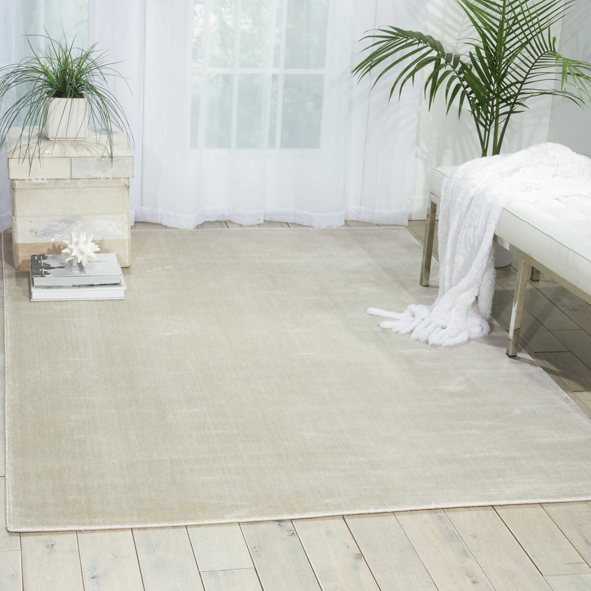 Nourison Home Starlight  Seafoam  Contemporary