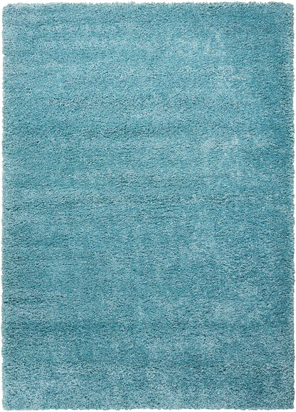 Nourison Home Amore AMOR1 Aqua Contemporary Power-loomed Rug