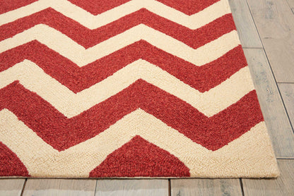 Nourison Home Portico  Red  Contemporary