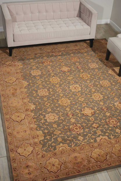 Nourison Home Nourison 3000  Aqua  Traditional