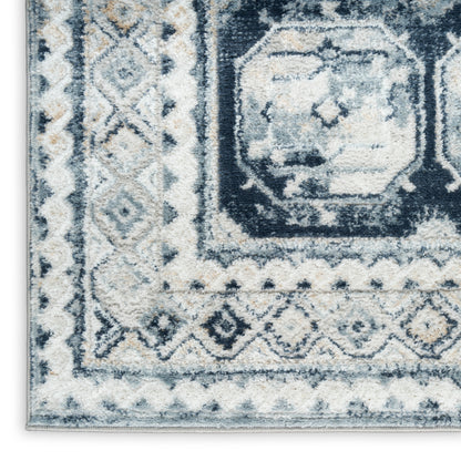 Nourison Home Dekor  Grey Navy  Traditional