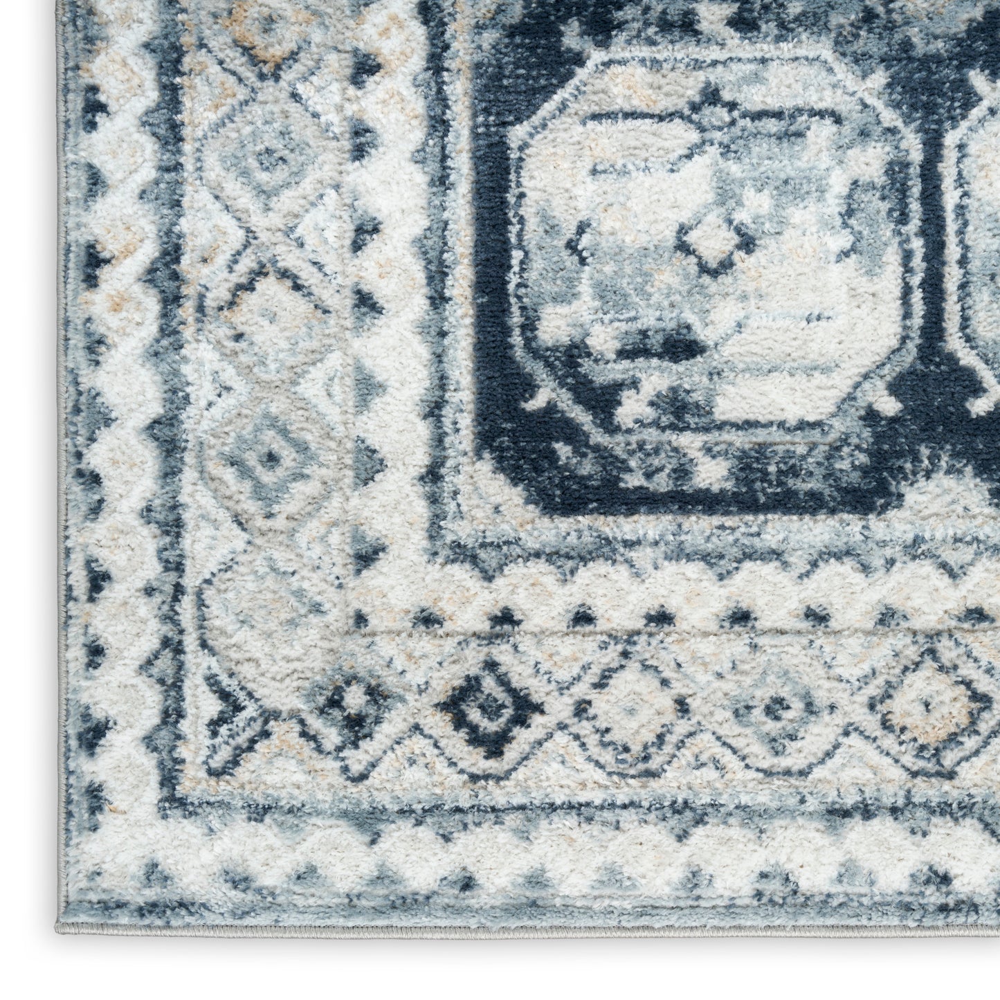 Nourison Home Dekor  Grey Navy  Traditional