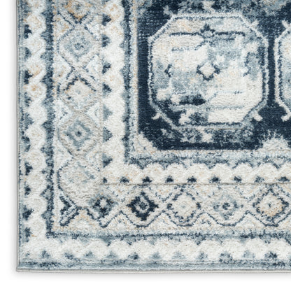 Nourison Home Dekor  Grey Navy  Traditional
