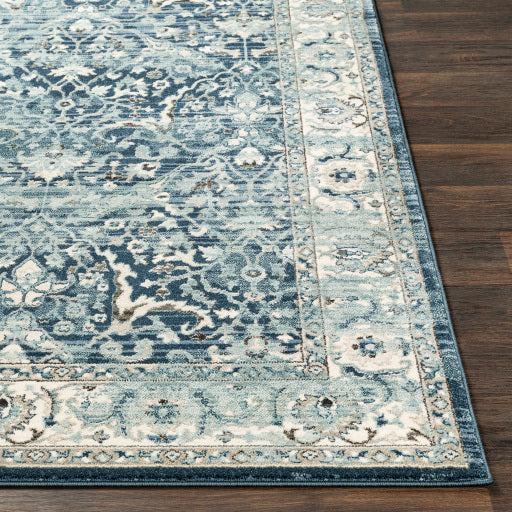Surya Mesopotamia MEP-2306 Ink Blue Traditional  Rug