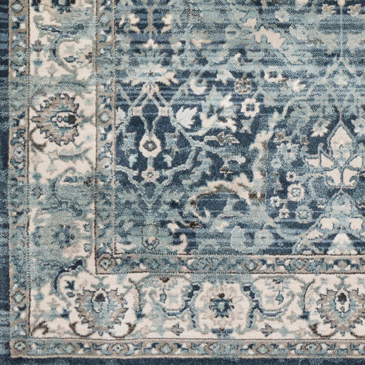 Surya Mesopotamia MEP-2306 Ink Blue Traditional  Rug