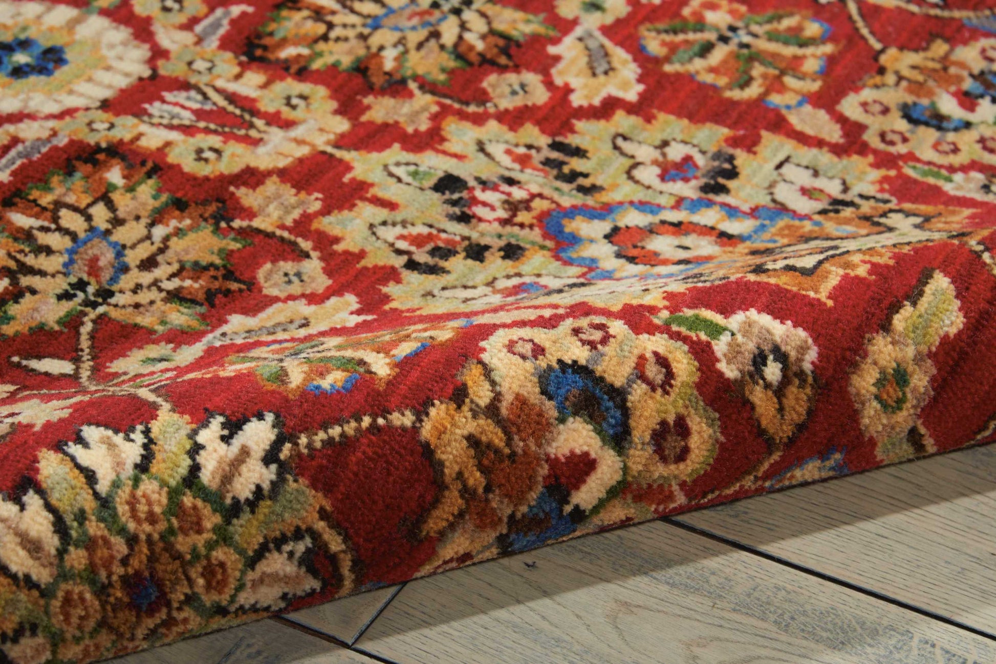 Nourison Home Timeless  Red  Traditional
