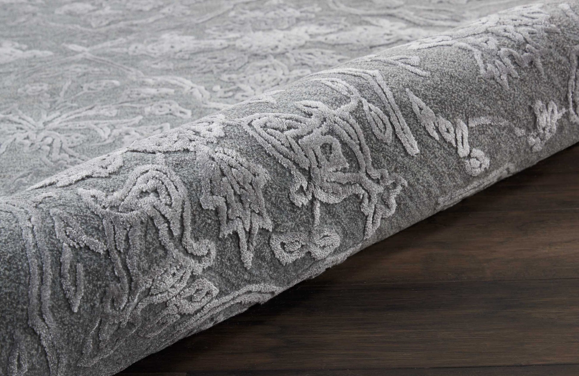 Nourison Home Opaline  Charcoal Silver  Transitional