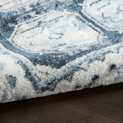 Nourison Home Dekor  Grey Navy  Traditional