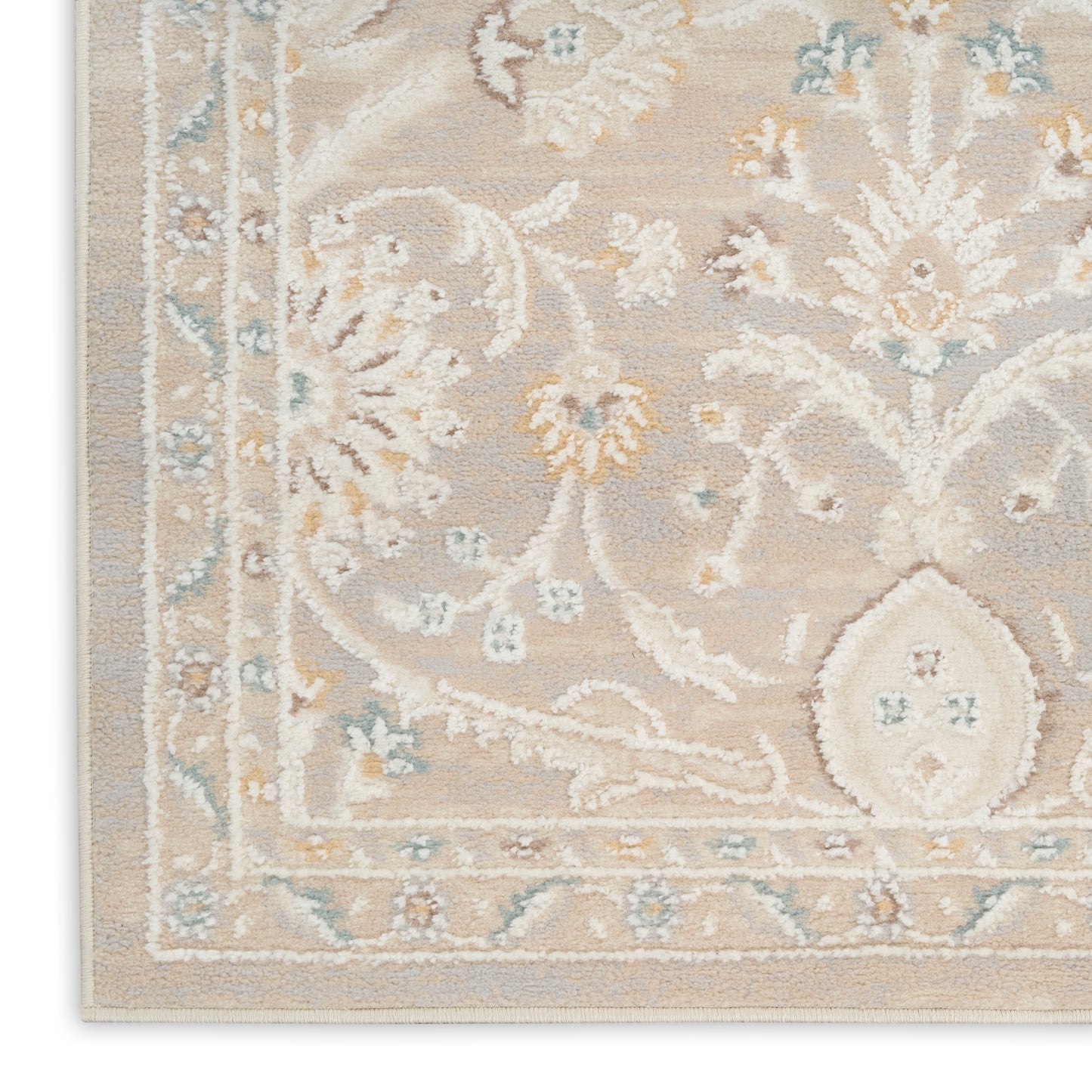 Nourison Home Isla  Light Grey  Traditional