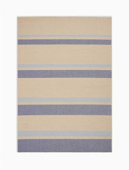 Calvin Klein San Diego CK730 Beige Light Blue Contemporary Flat Weave Rug