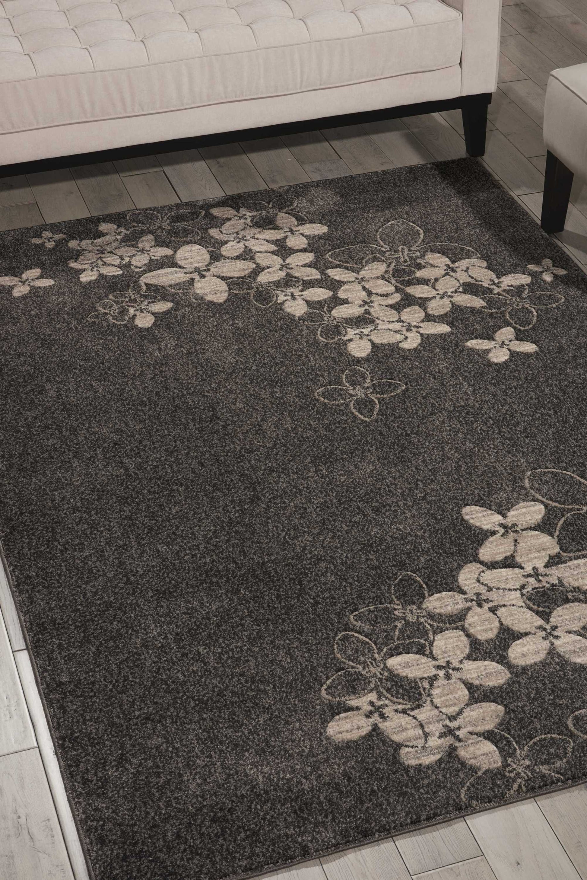 Nourison Home Maxell  Charcoal  Contemporary