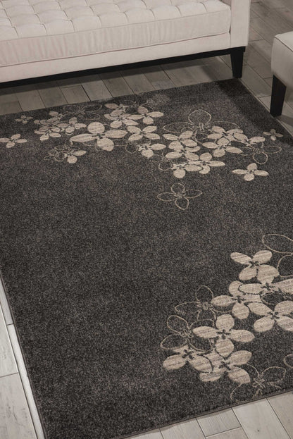 Nourison Home Maxell  Charcoal  Contemporary