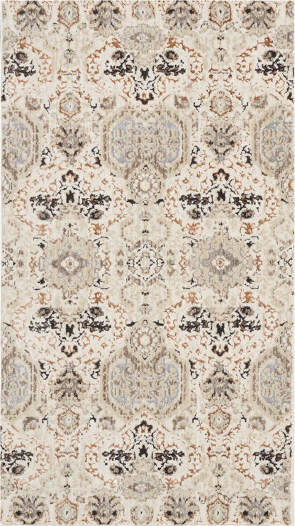 Nourison Home Silver Screen KI341 Grey Slate Transitional Loom-woven Rug