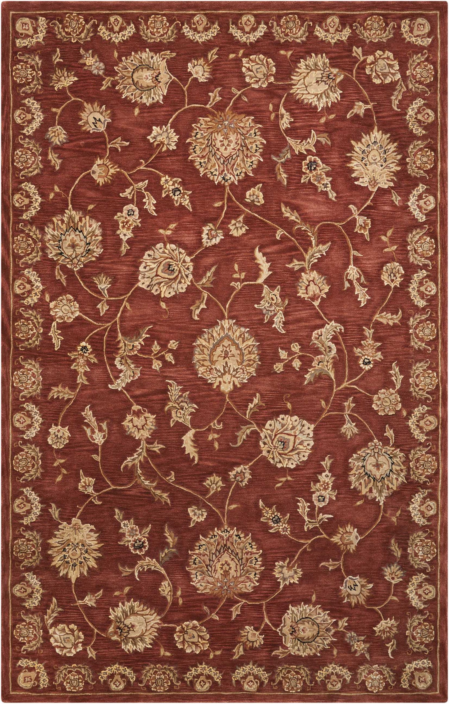Nourison Home Nourison 2000 2421 Rust Traditional Tufted Rug