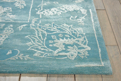 Nourison Home Opaline  Aqua  Transitional