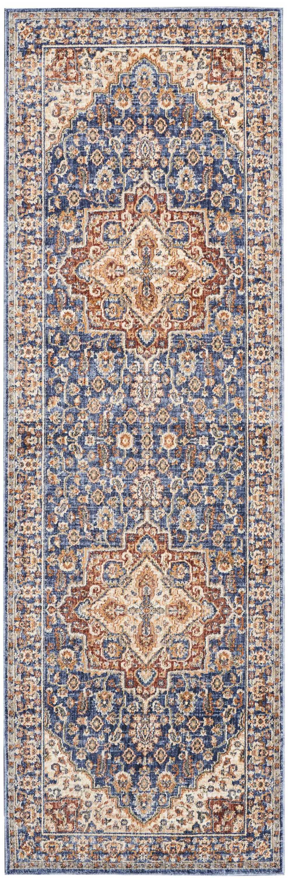 Nourison Home Lagos  Blue  Traditional