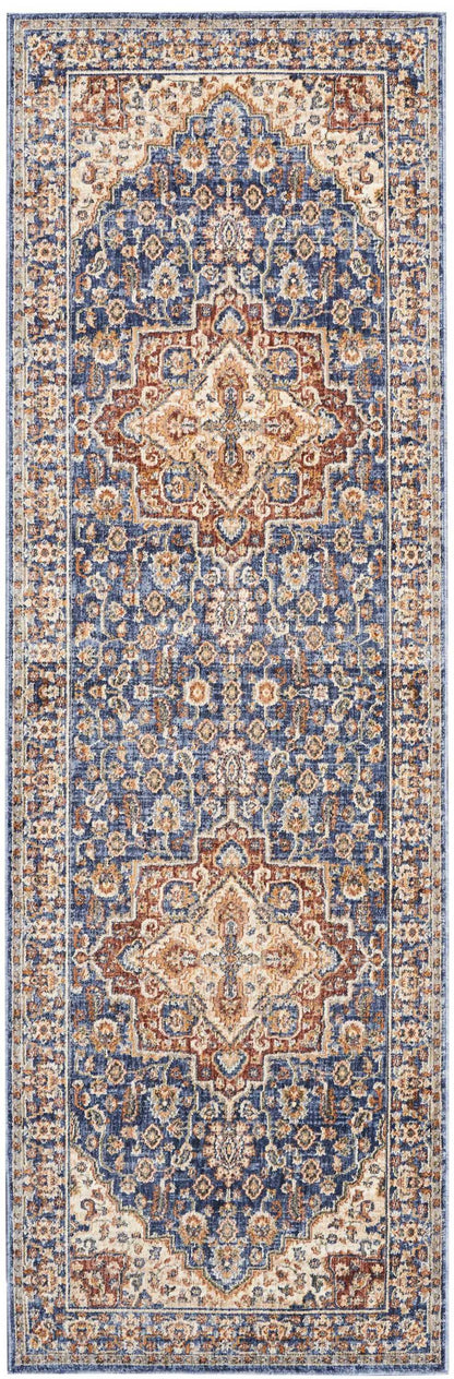 Nourison Home Lagos  Blue  Traditional