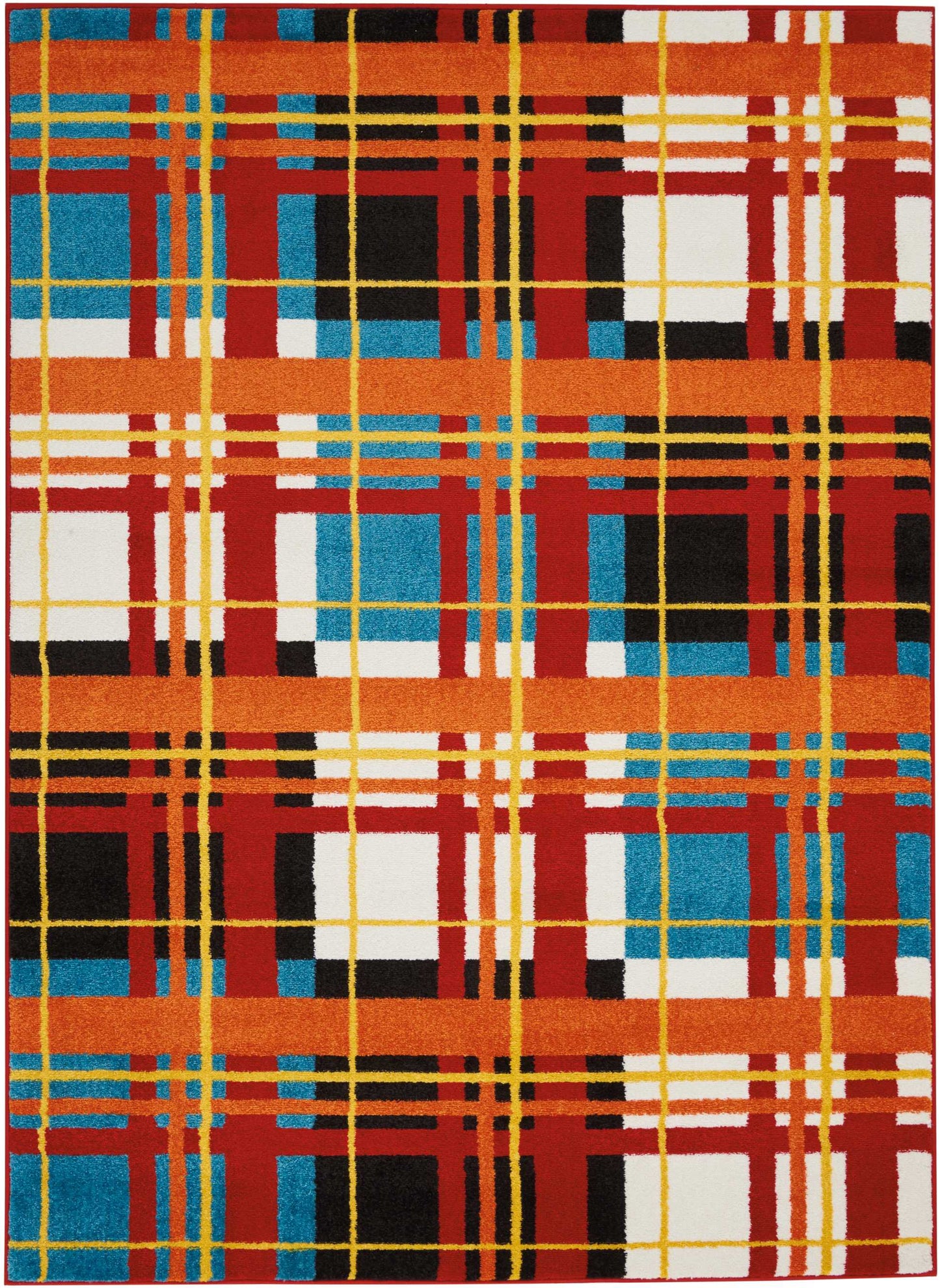 Nourison Home Oakdale  Red  Contemporary