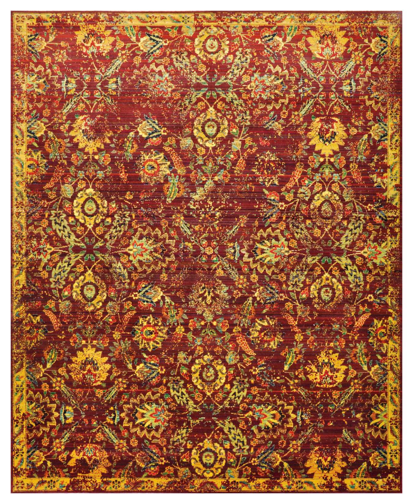 Nourison Home Timeless TML05 Pomegranate Traditional Loomed Rug