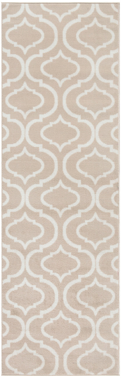 Nourison Home Jubilant JUB19 Beige Transitional Power-loomed Rug