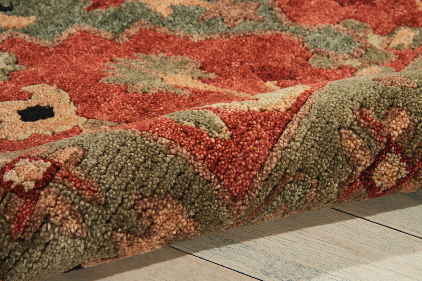 Nourison Home Tahoe  Rust  Traditional