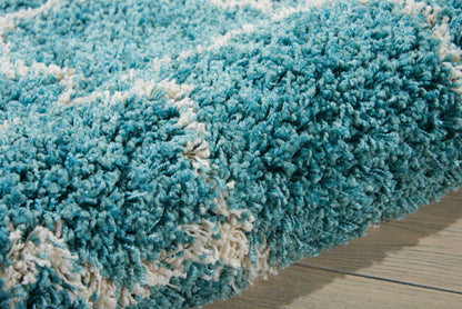Nourison Home Amore  Aqua  Contemporary
