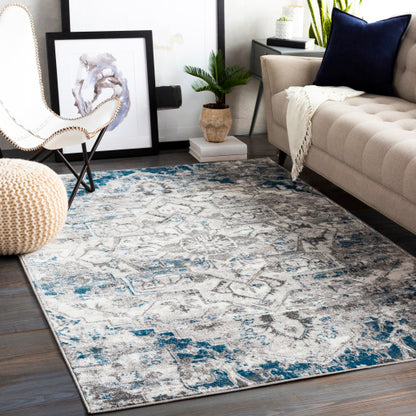 Surya Monte Carlo MNC-2318 Blue Traditional  Rug