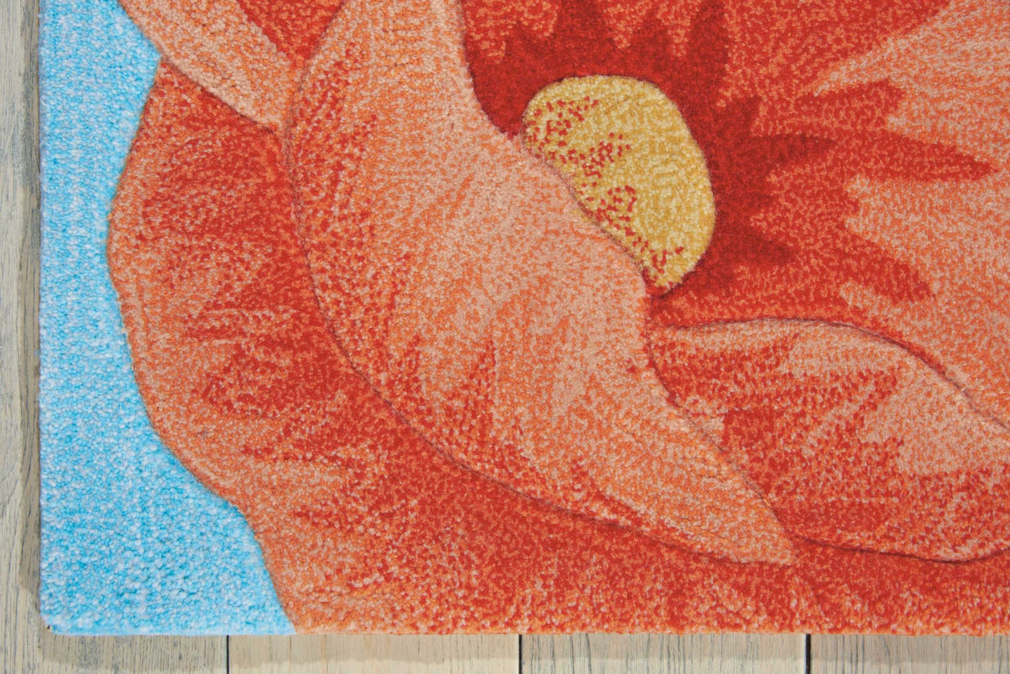 Nourison Home Contour  Blue  Contemporary