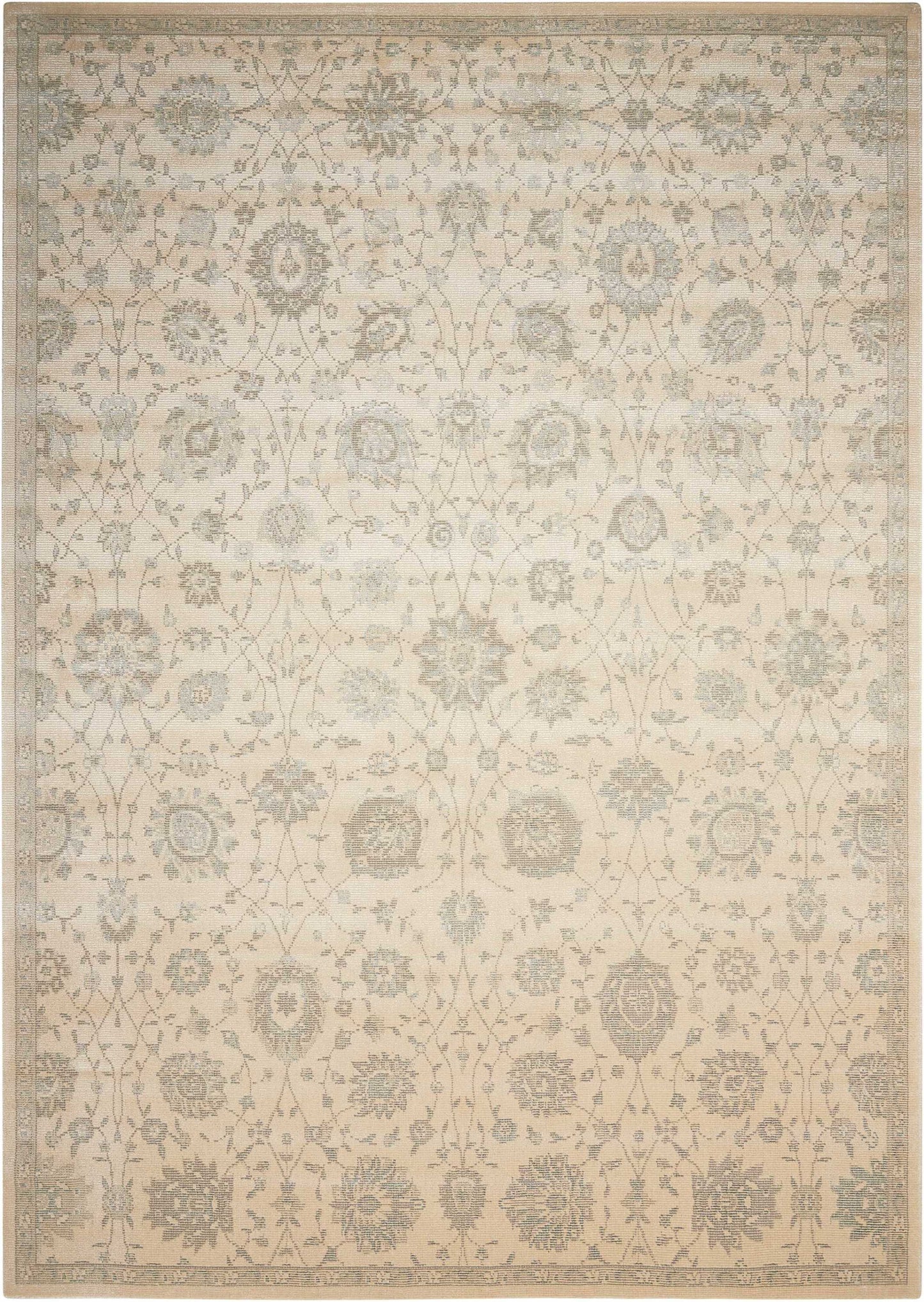 Nourison Home Luminance LUM06 Cream Transitional Loomed Rug