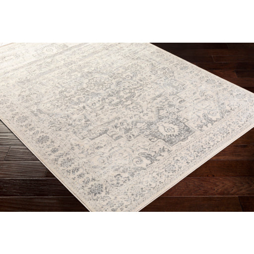 Surya Monaco MOC-2315 Silver Gray Traditional  Rug