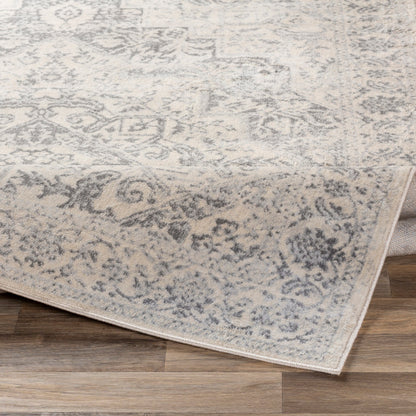 Surya Monaco MOC-2315 Silver Gray Traditional  Rug