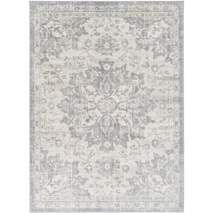 Surya Monaco MOC-2328 Silver Gray Traditional Machine Woven Rug