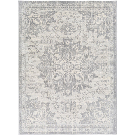 Surya Monaco MOC-2328 Silver Gray Traditional Machine Woven Rug