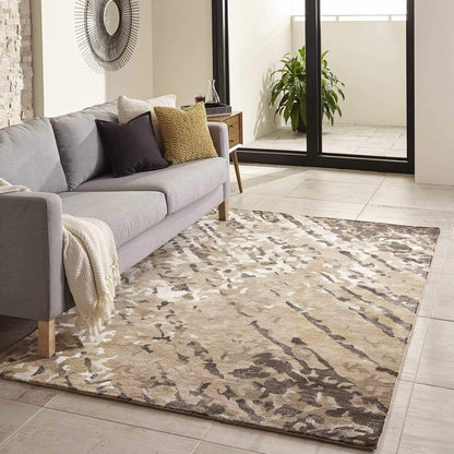 Momeni Zen ZEN-8 Brown Casual Hand Tufted Rug
