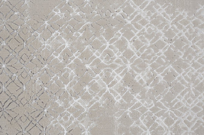 Feizy Micah 3047F Beige Silver Modern/Industrial/Luxury & Gla Machine Woven Rug - Rugs - Feizy - Atlanta Designer Rugs