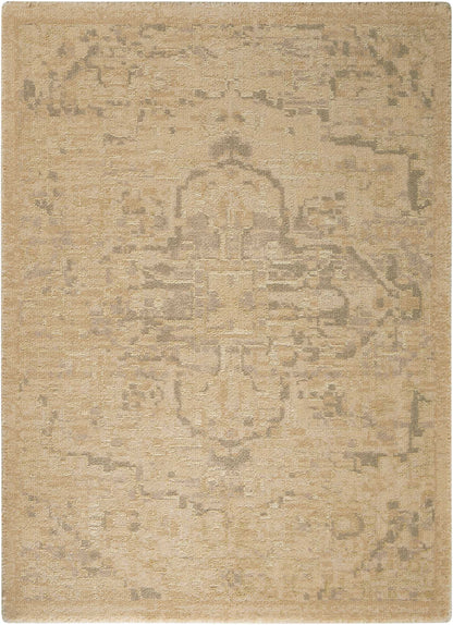 Nourison Home Silk Elements SKE14 Sand Traditional Loomed Rug
