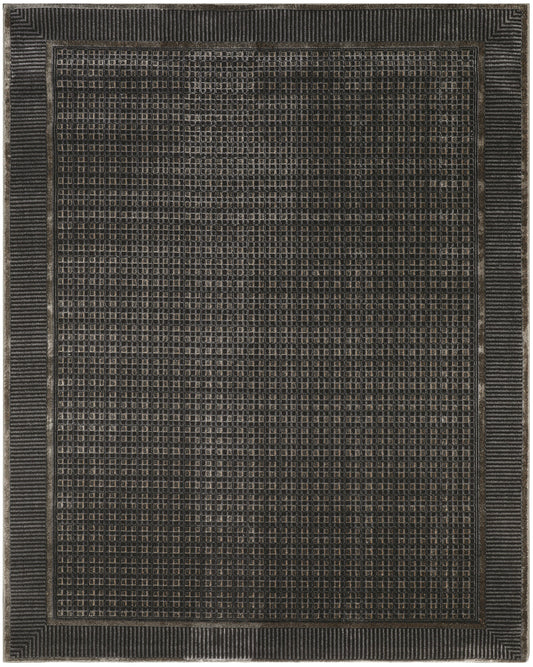 Nourison Home Nordic  Black Taupe  Contemporary