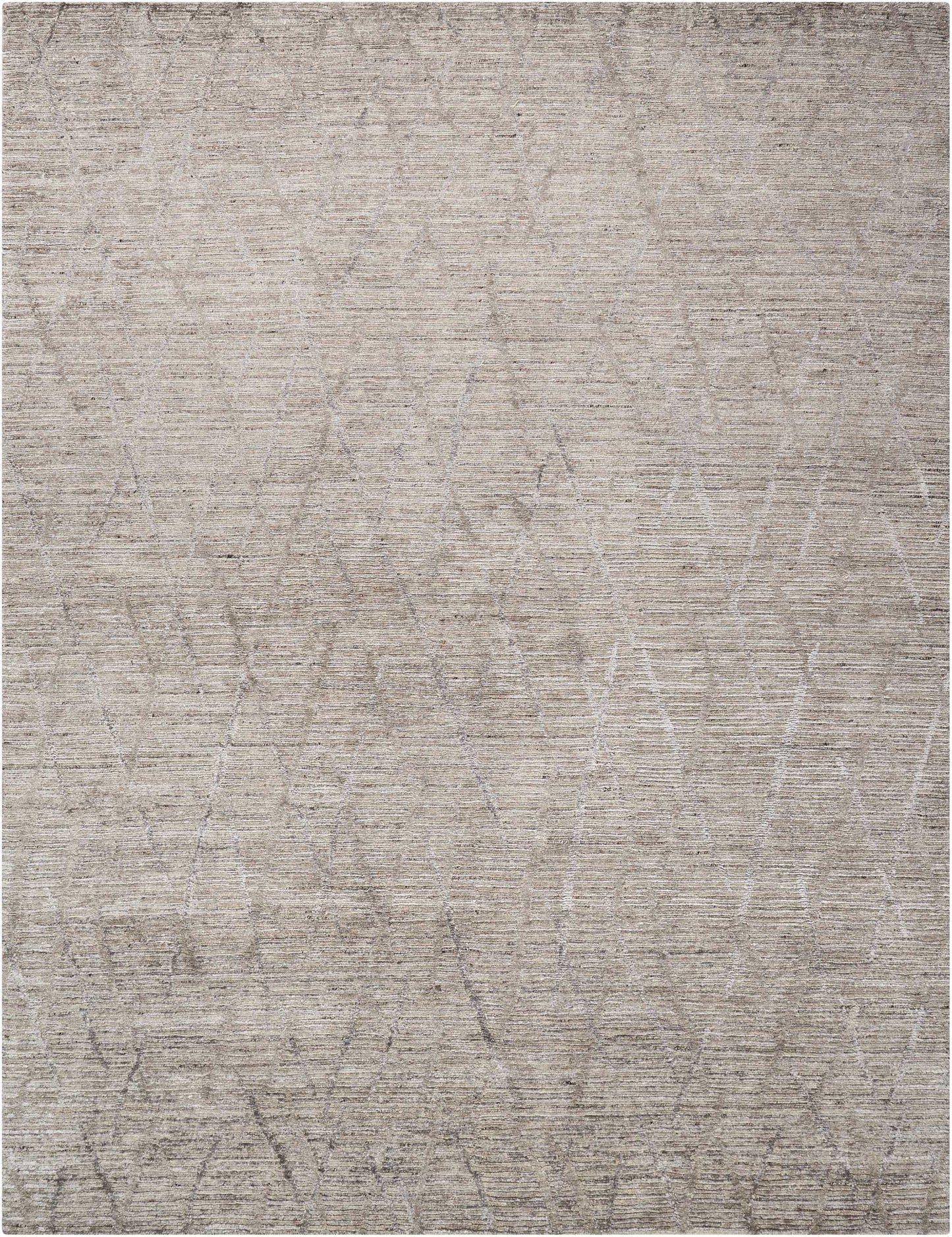 Nourison Home OCEAN OCP02 Ash Contemporary Knotted Rugs