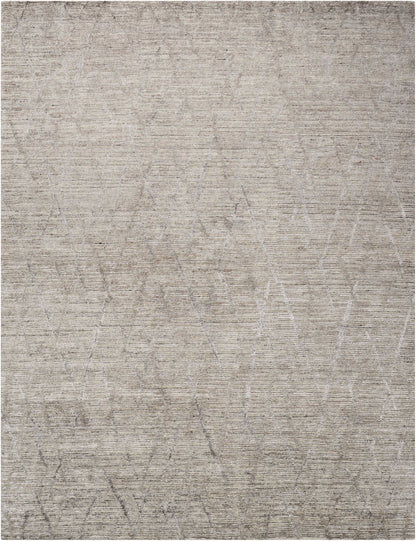 Nourison Home OCEAN OCP02 Ash Contemporary Knotted Rugs