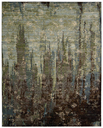 Nourison Home Rhapsody RH006 Seaglass Transitional Loomed Rug