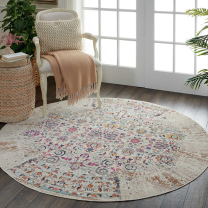 Nourison Home Vintage Kashan  Ivory  Traditional