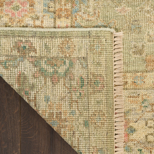Nourison Home Heritage Vine  Green  Traditional