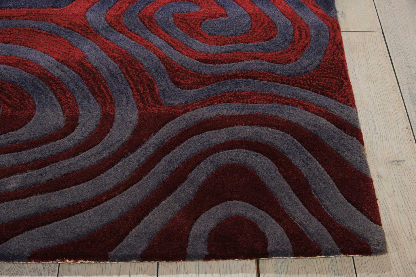 Nourison Home Contour  Sangria  Contemporary