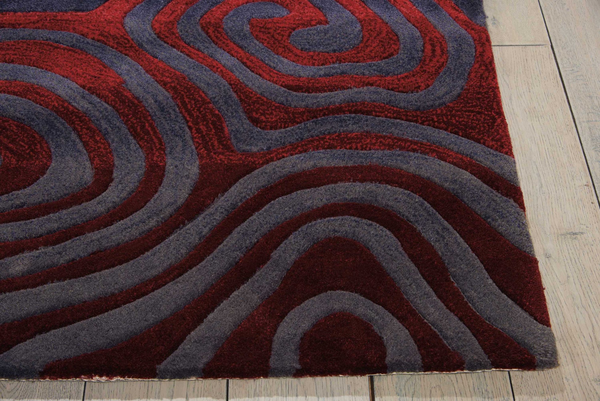 Nourison Home Contour  Sangria  Contemporary