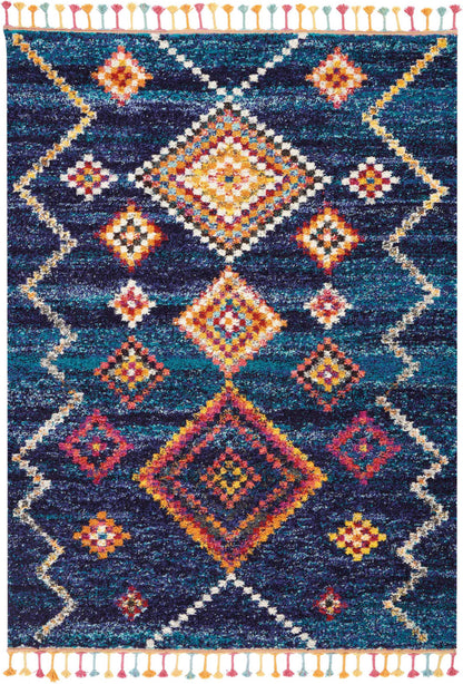 Nourison Home Nomad NMD05 Navy Transitional Power-loomed Rug