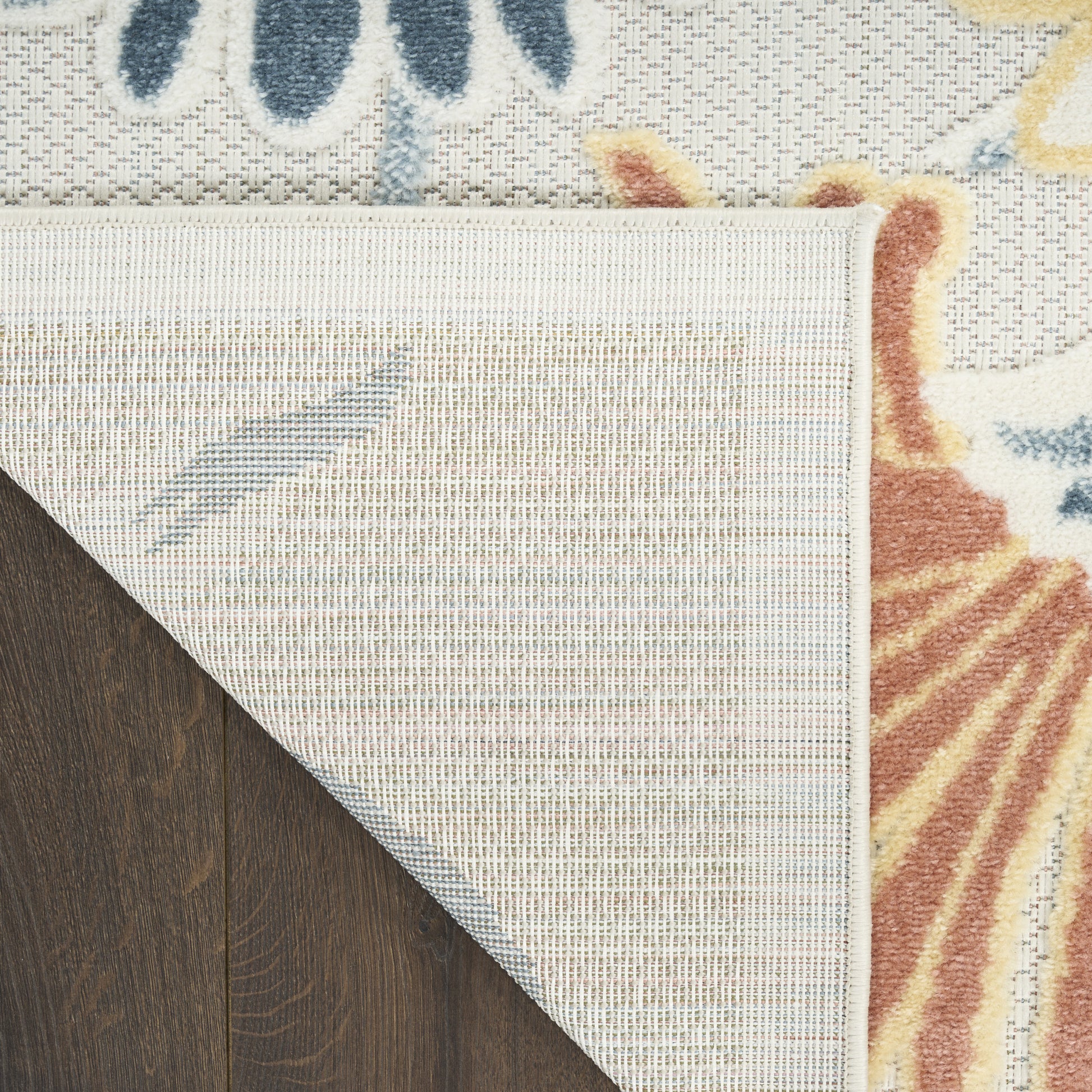 Nourison Home Aloha  Ivory Rose  Contemporary