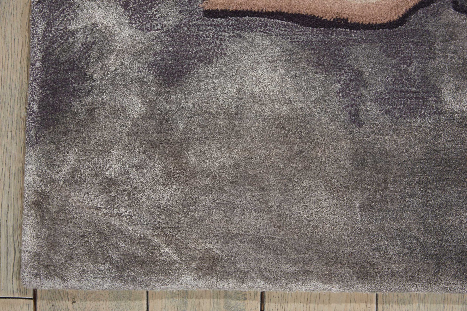 Nourison Home Prismatic  Beige Silver  Contemporary